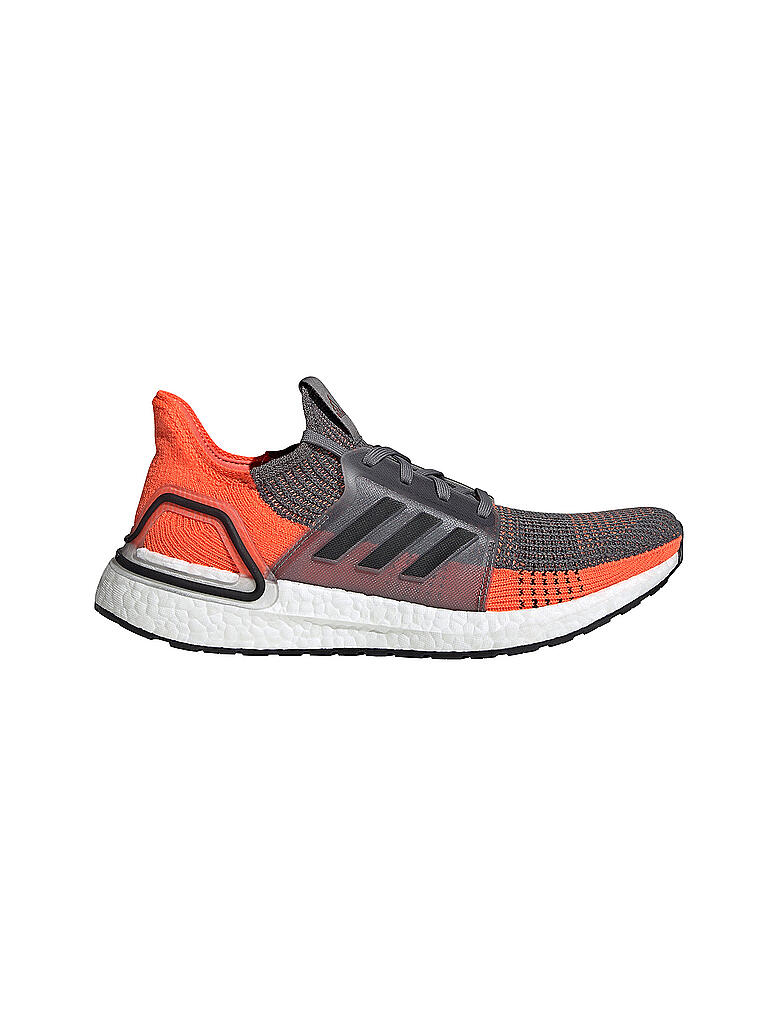 ADIDAS Herren Laufschuh Ultraboost 19 GREY FOUR CORE BLACK HI RES CORAL grau